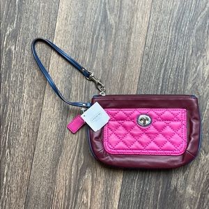 Coach clutch/wristlet, brand new with tags